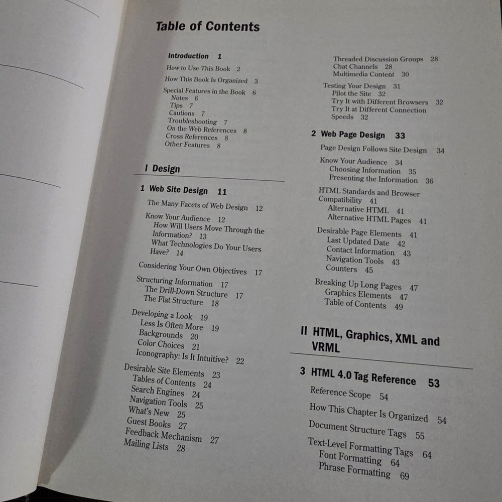 Que Using HTML 4 Java 1.1 JavaScript 1.2 Book Platinum Edition 1998 Tech - Picture 7 of 9